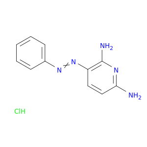 136-40-3 2,6-Pyridinediamine, 3-(2-phenyldiazenyl)-, hydrochloride (1:1)