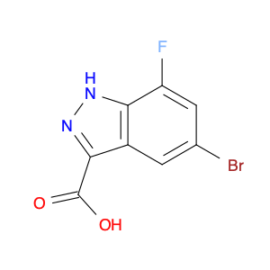 5-bromo-7-fluoro-1H-indazole-3-carboxylic acid