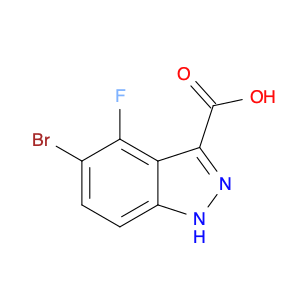 5-bromo-4-fluoro-1H-indazole-3-carboxylic acid