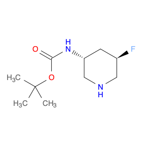 Carbamic acid, N-[(3R,5R)-5-fluoro-3-piperidinyl]-, 1,1-dimethylethyl ester