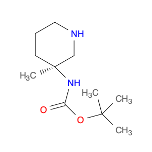 Carbamic acid, N-[(3S)-3-methyl-3-piperidinyl]-, 1,1-dimethylethyl ester