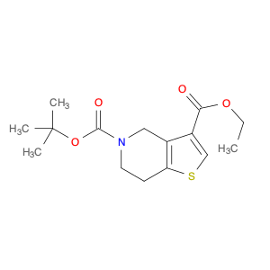 1363381-39-8 Thieno[3,2-c]pyridine-3,5(4H)-dicarboxylic acid, 6,7-dihydro-, 5-(1,1-dimethylethyl) 3-ethyl ester