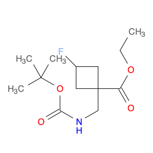 1363382-10-8 ethyl 1-[(tert-butoxycarbonylamino)methyl]-3-fluoro-cyclobutanecarboxylate