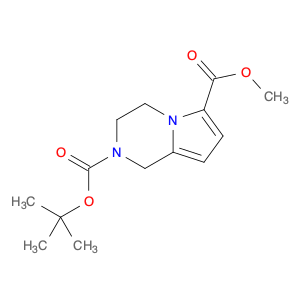 1363383-12-3 Pyrrolo[1,2-a]pyrazine-2,6(1H)-dicarboxylic acid, 3,4-dihydro-, 2-(1,1-dimethylethyl) 6-methyl ester