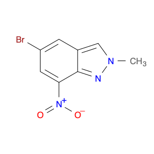 1363383-35-0 2H-Indazole, 5-bromo-2-methyl-7-nitro-