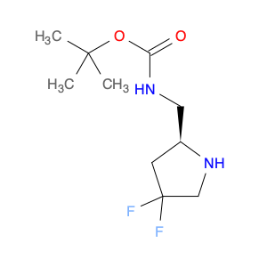 Carbamic acid, N-[[(2S)-4,4-difluoro-2-pyrrolidinyl]methyl]-, 1,1-dimethylethyl ester