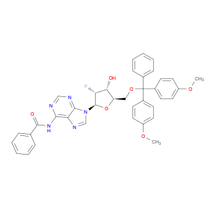 136834-21-4 Adenosine, N-benzoyl-5'-O-[bis(4-Methoxyphenyl)phenylMethyl]-2'-deoxy-2'-fluoro-