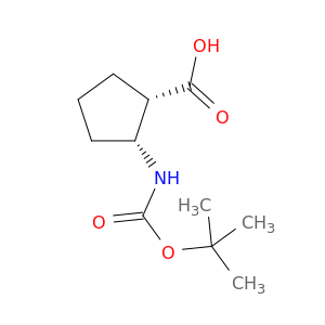 Cyclopentanecarboxylic acid, 2-[[(1,1-dimethylethoxy)carbonyl]amino]-, (1S,2R)-