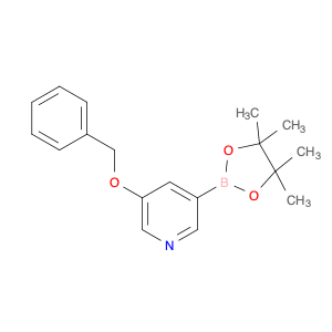 Pyridine, 3-(phenylmethoxy)-5-(4,4,5,5-tetramethyl-1,3,2-dioxaborolan-2-yl)-