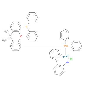 1375325-77-1 Palladium, [2'-(amino-κN)[1,1'-biphenyl]-2-yl-κC]chloro[[5-(diphenylphosphino)-9,9-dimethyl-9H-xanthen-4-yl]diphenylphosphine-κP]-