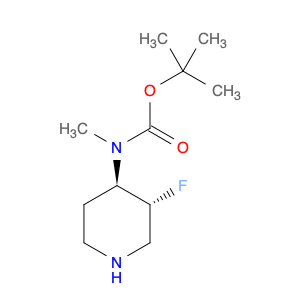 1376609-36-7 Carbamic acid, N-[(3R,4R)-3-fluoro-4-piperidinyl]-N-methyl-, 1,1-dimethylethyl ester, rel-