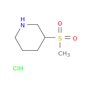 1378304-65-4 Piperidine, 3-(methylsulfonyl)-, hydrochloride (1:1)