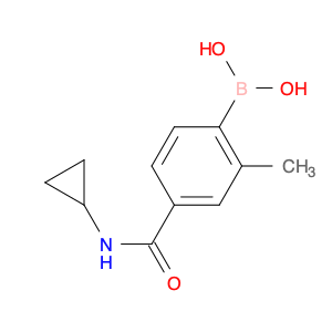 1379476-58-0 (4-(cyclopropylcarbamoyl)-2-methylphenyl)boronic acid