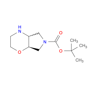 Pyrrolo[3,4-b]-1,4-oxazine-6(2H)-carboxylic acid, hexahydro-, 1,1-dimethylethyl ester, (4aR,7aR)-rel-