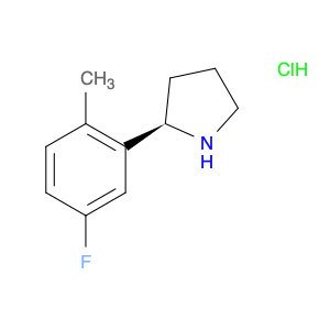 1381929-21-0 (R)-2-(5-Fluoro-2-methylphenyl)pyrrolidine hydrochloride