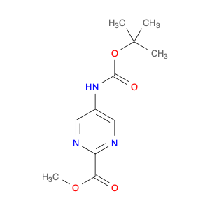 5-[[(1,1-dimethylethoxy)carbonyl]amino]-2-pyrimidinecarboxylic acid methyl ester