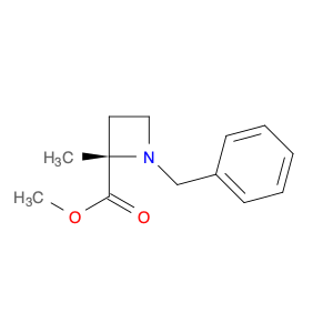 2-Azetidinecarboxylic acid, 2-methyl-1-(phenylmethyl)-, methyl ester, (2S)-