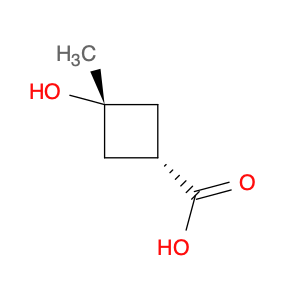 Cyclobutanecarboxylic acid, 3-hydroxy-3-methyl-, cis-