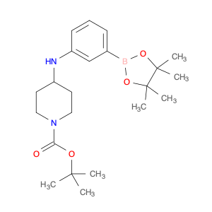 1385016-81-8 tert-butyl 4-((3-(4,4,5,5-tetramethyl-1,3,2-dioxaborolan-2-yl)phenyl)amino)piperidine-1-carboxylate