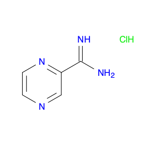 2-Pyrazinecarboximidamide, hydrochloride (1:1)