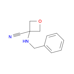 3-Oxetanecarbonitrile, 3-[(phenylmethyl)amino]-