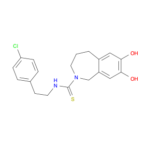 138977-28-3 2H-2-Benzazepine-2-carbothioamide, N-[2-(4-chlorophenyl)ethyl]-1,3,4,5-tetrahydro-7,8-dihydroxy-