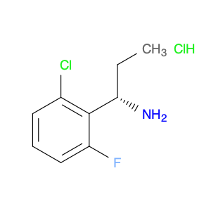 1391435-53-2 (1S)-1-(2-CHLORO-6-FLUOROPHENYL)PROPAN-1-AMINE HYDROCHLORIDE