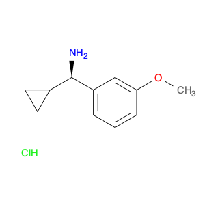 Benzenemethanamine, α-cyclopropyl-3-methoxy-, hydrochloride (1:1), (αR)-