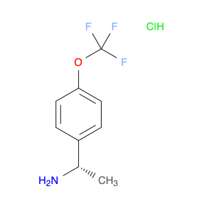 Benzenemethanamine, α-methyl-4-(trifluoromethoxy)-, hydrochloride (1:1), (αS)-