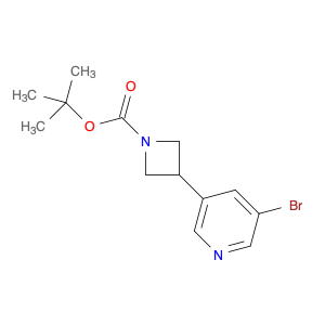 1392803-79-0 1-Azetidinecarboxylic acid, 3-(5-bromo-3-pyridinyl)-, 1,1-dimethylethyl ester