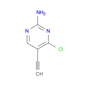 1392804-24-8 2-Pyrimidinamine, 4-chloro-5-ethynyl-