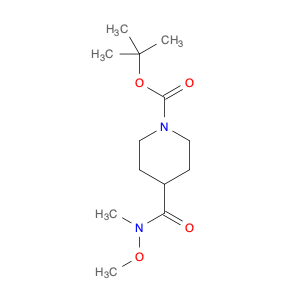 139290-70-3 tert-Butyl 4-(methoxy(methyl)carbamoyl)piperidine-1-carboxylate