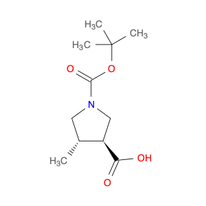 1393524-21-4 (3S,4S)-1-(tert-Butoxycarbonyl)-4-methylpyrrolidine-3-carboxylic acid