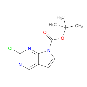 7H-Pyrrolo[2,3-d]pyrimidine-7-carboxylic acid, 2-chloro-, 1,1-dimethylethyl ester