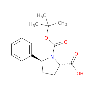 1393921-01-1 (2S,5S)-1-[(tert-butoxy)carbonyl]-5-phenylpyrrolidine-2-carboxylic acid