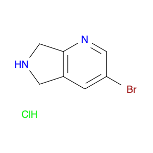 5H-Pyrrolo[3,4-b]pyridine, 3-bromo-6,7-dihydro-, hydrochloride (1:1)