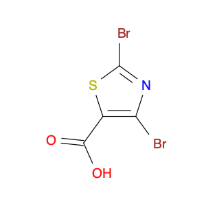 5-Thiazolecarboxylic acid, 2,4-dibromo-