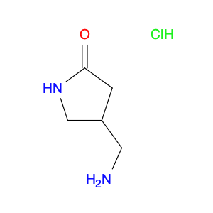 2-Pyrrolidinone, 4-(aminomethyl)-, hydrochloride (1:1)