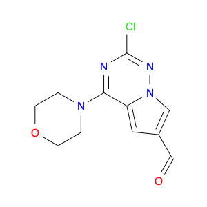 1401334-36-8 2-chloro-4-(morpholin-4-yl)pyrrolo[2,1-f][1,2,4]triazine-6-carbaldehyde