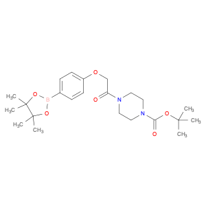 1401697-54-8 tert-butyl 4-(2-(4-(4,4,5,5-tetramethyl-1,3,2-dioxaborolan-2-yl)phenoxy)acetyl)piperazine-1-carboxylate