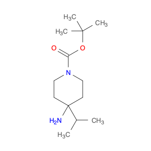 1402148-68-8 tert-butyl 4-amino-4-(propan-2-yl)piperidine-1-carboxylate