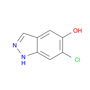 1403766-67-5 6-Chloro-5-hydroxy-1H-indazole