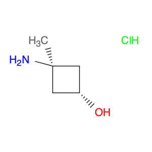 Cyclobutanol, 3-amino-3-methyl-, hydrochloride (1:1), trans-