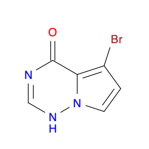 Pyrrolo[2,1-f][1,2,4]triazin-4(1H)-one, 5-bromo-