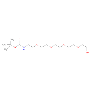 5,8,11,14-Tetraoxa-2-azahexadecanoic acid, 16-hydroxy-, 1,1-dimethylethyl ester