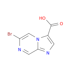 1404480-51-8 Imidazo[1,2-a]pyrazine-3-carboxylic acid, 6-bromo-