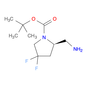 1407991-24-5 1-Pyrrolidinecarboxylic acid, 2-(aminomethyl)-4,4-difluoro-, 1,1-dimethylethyl ester, (2R)-