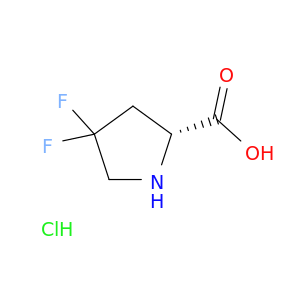 1407991-25-6 D-Proline, 4,4-difluoro-, hydrochloride (1:1)