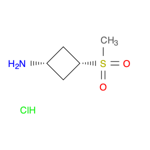 Cyclobutanamine, 3-(methylsulfonyl)-, hydrochloride (1:1), cis-