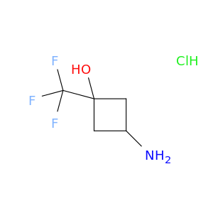 Cyclobutanol, 3-amino-1-(trifluoromethyl)-, hydrochloride (1:1)